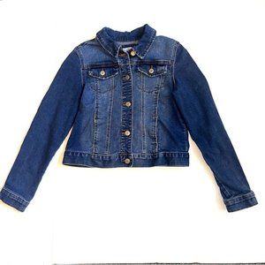 SO Denim Jacket Medium Wash Girl's Size XL
